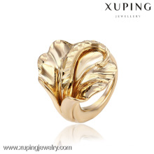 12866 China Wholesale Xuping Fashion Elegant 18K oro anillo de la mujer de la perla